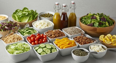 Salad Bar Ingredients - Photo