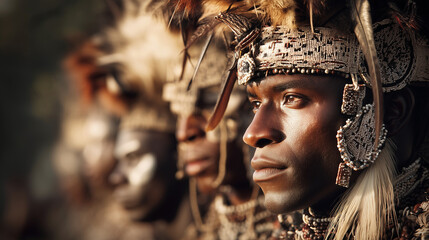 Zulu Rural Scene Widescreen Photograph With Natural Lighting