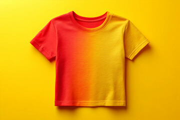 Red Yellow Ombre T-Shirt Product Photo