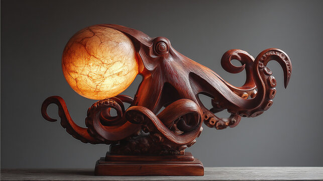 Lampe Octopus : Illuminez Votre Espace avec &Eacute;l&eacute;gance et Myst&egrave;re!