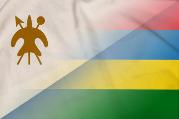 Lesotho and Mauritius government flag transborder contract MUS LSO
