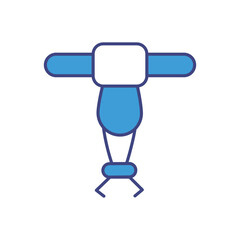 Material Handling Robot vector icons stock illustration