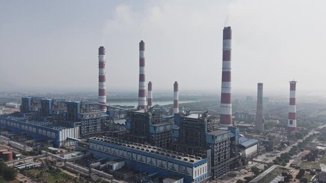 NTPC Sipat Super Thermal Power Plant in Ujwal Nagar, Bilaspur Chhattisgarh.