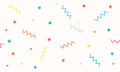 Design template background confetti pop unique