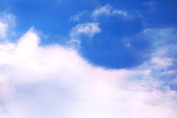 Obraz premium 青空と白い雲