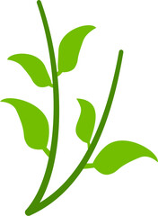 Colorful flower tree vector in flat style. Perfect for spring-themed graphics, educational materials, garden designs, eco visuals, and nature-inspired decorations.