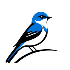 Blue Bire vector 