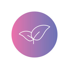 Plant-Based icon vector stock illustration