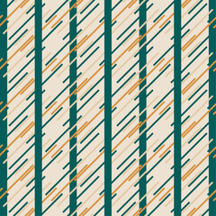 retro textile design seamless pattern with striped lines modern abstract background vector illustration