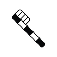 Biodegradable Toothbrush icon vector stock illustration