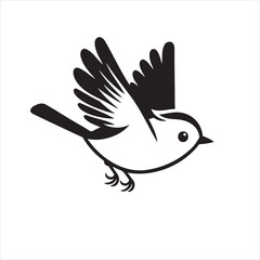 Cute Western Tanager Bird Cartoon