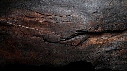 Dark, Textured Stone Surface