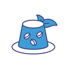 Biodegradable Coffee Pods icon vector stock illustration
