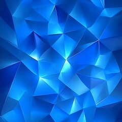 Fototapeta premium Abstract blue polygonal background