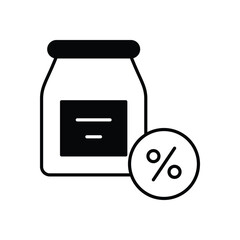 Delivery Discounts icon vector stock illustration