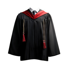 isolated graduation gown on transparent background PNG