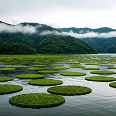 Loktak Lake Floating Islands, Manipur, India