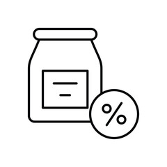 Delivery Discounts icon vector stock illustration