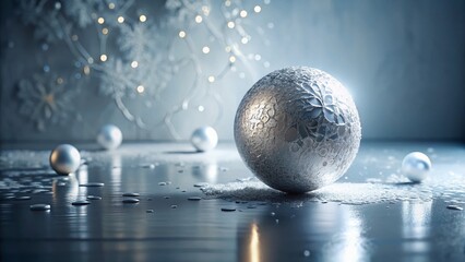 Silver-toned Solitude: A Melancholy Contemplation Stock Photo