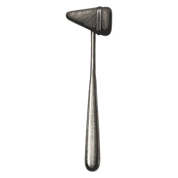 Realistic Vector Illustration of a Reflex Hammer &ndash; Classic Neurological Testing Tool