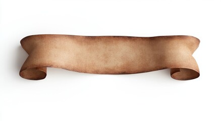 Aged parchment scroll banner (9)