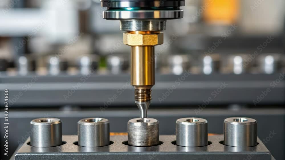 Poster precision lathe workshop showcasing machining tools and metalworking techniques for craftsmanship ex