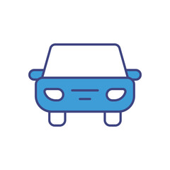 Car icon vector stock illustration