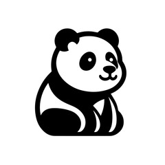 Giant Panda Symbol Icon Logo