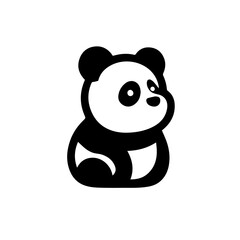 Giant Panda Symbol Icon Logo