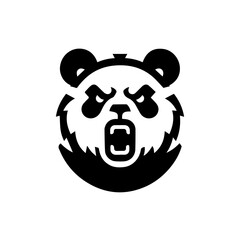 Giant Panda Symbol Icon Logo