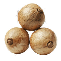 Delicious coconuts isolated
