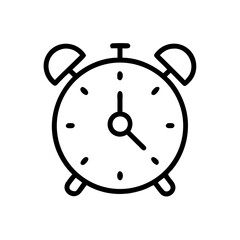 Alarm Clock Countdown Showing Remaining Time Icon Design