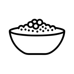 Bowl of Mustard Seeds Icon Design