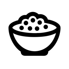 Bowl of Mustard Seeds Icon Design