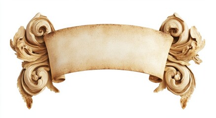 Ornate scroll banner (1)