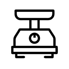 Butcher Scale Icon Design