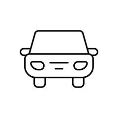 Car icon vector stock illustration