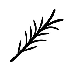 Fresh Sprig of Rosemary Icon Design