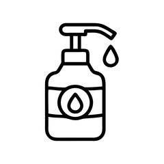 Hand Sanitizer Pump Dispenser Icon Design