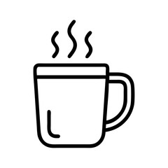 Hot Coffee or Cocoa Mug Icon Design