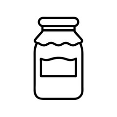 Jar of Preserved Jam Icon Design