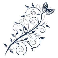 Elegant Swirl & Spiral Vector Silhouette Set – Perfect Decorative Elements for Invitations, Logos, Tattoos & Art Projects