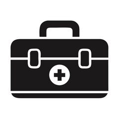 briefcase icon on white background