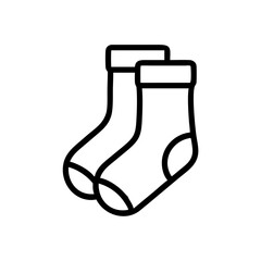 Pair of Warm Socks with Cozy Pattern Icon Design