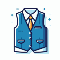 vest, clothing, jacket, isolated, illustration, safety, wear, back, front, garment, clothes, casual, outline, uniform, protection, fashion, flat, waistcoat, vector, pocket, sleeveless, apparel, design