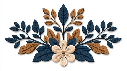 Catholic window designs, baroque patterns, white background, flat design illustration
