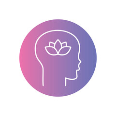 Stress relief icons vector stock illustration