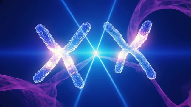 Chromosomes XX, female genetic makeup.
