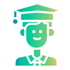 graduation Gradient icon