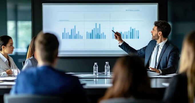 Business presentation meeting